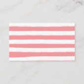 ピンクコーラル航海のブックベビー エンクロージャーカード (裏面)