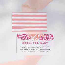 ピンクコーラル航海のブックベビー エンクロージャーカード