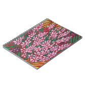 ピンクコーンジンジャーアルピニアトロピカルフラワーズフローラ ノートブック (左側)