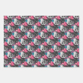 ピンクゴシック ラッピングペーパーシート (正面2)