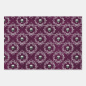 ピンクゴシック ラッピングペーパーシート (正面)