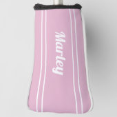ピンクゴルファースポーツレディーストレンディー モノグラムの ゴルフヘッドカバー (回転90)