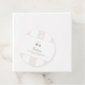 ピンクゴルフカートのギフトメッセージカード フェイバータグ (インサイチュ)