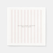 ピンクゴルフカートのベビーシャワーナプキン スタンダードカクテルナプキン (正面)