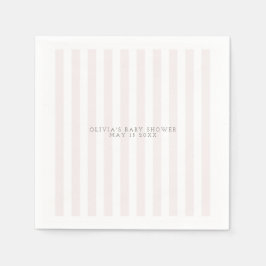 ピンクゴルフカートのベビーシャワーナプキン スタンダードカクテルナプキン