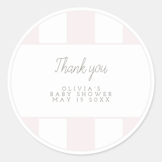 ピンクゴルフカートの特典シール ラウンドシール (正面)