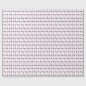 ピンクゴルフカート女性ゴルファー ラッピングペーパー (フラット)