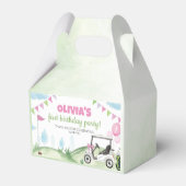 ピンクゴルフガール誕生日お気に入り フェイバーボックス (裏面サイド)