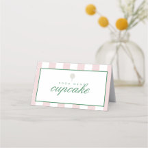 ピンクゴルフテントメニューカード