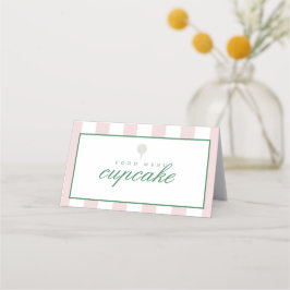 ピンクゴルフテントメニューカード プレイスカード