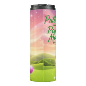 ピンクゴルフバッグとパワームーブメント タンブラー (裏面)