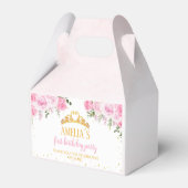 ピンクゴルフフローラクラウンプリンセス誕生日ビーフボックス フェイバーボックス (裏面サイド)