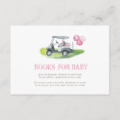 ピンクゴルフブックスベビー エンクロージャーカード (正面)