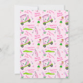 ピンクゴルフ外出の乳癌認識度 招待状 (裏面)