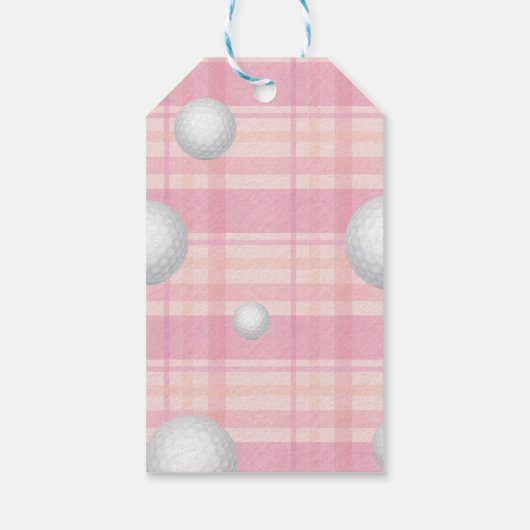 ピンクゴルフ2回目の誕生日 ギフトタグ (裏面)