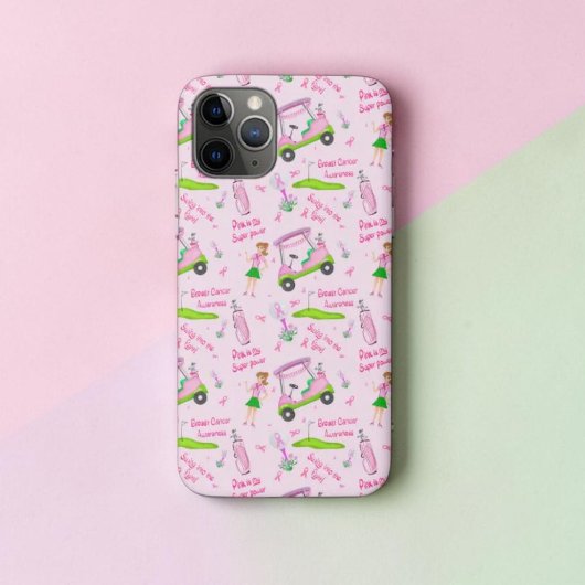 ピンクゴルフ 乳がん啓発活動 Case-Mate iPhoneケース