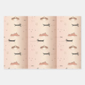 ピンクゴンドラ(Pink Gonandas)ヴェネツィアイタリアのラッピング紙 ラッピングペーパーシート (正面)