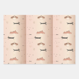 ピンクゴンドラ(Pink Gonandas)ヴェネツィアイタリアのラッピング紙 ラッピングペーパーシート