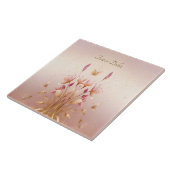 ピンクゴールデン葉フローラセラミックタイル タイル (側面)