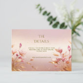 ピンクゴールデン離れフローラ詳細 エンクロージャーカード (スタンド正面)