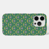 ピンクゴールドとグリーンクレストの夏の楽しみ Case-Mate iPhoneケース (裏面 (横))