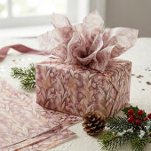 ピンクゴールドのクリスマスパターン#22 ID1009 薄葉紙