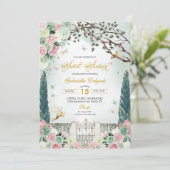 ピンクゴールドの妖精が誘う魔法の庭園 スイート16 招待状 (スタンド正面)