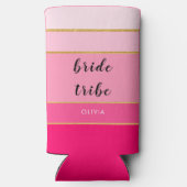 ピンクゴールドの花嫁部隊 バチェロレッテ スリム缶クーラー (裏面)