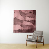 ピンクゴールドバナナの葉: ラグジュアリー タペストリー (インサイチュ(横))