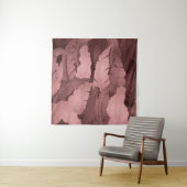 ピンクゴールドバナナの葉: ラグジュアリー タペストリー (インサイチュ)