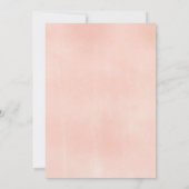 ピンクゴールドフィエスタ ファーストバースデー 招待状 (裏面)