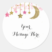 ピンクゴールド キラキラサンクスステッカー