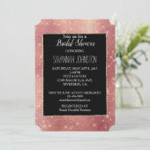 ピンクゴールド グラム スパークル 招待状 (スタンド正面)