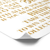 ピンクゴールド コンフェッティ Don't Say ブライド ゲーム サイン (角)