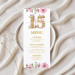 ピンクゴールド Mis Quince ケンセañera メニュー
