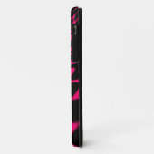 ピンクサイケデリック波 Case-Mate iPhoneケース (裏面/左)