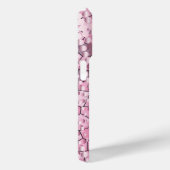 ピンクサイケデリック色のドットの(ばちゃばちゃ)跳ねる付きピンク Case-Mate iPhoneケース (裏面 / 右)