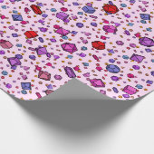 ピンクサイコロ ラッピングペーパー (角)