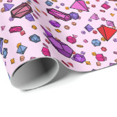 ピンクサイコロ ラッピングペーパー (ロールコーナー)