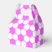 ピンクサッカーボール白黒カスタム式 フェイバーボックス (裏面サイド)