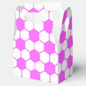 ピンクサッカーボール白黒カスタム式 フェイバーボックス (オープン)