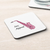 ピンクサックス コースター (左側)