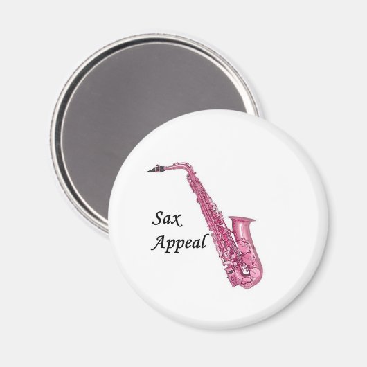 ピンクサックス マグネット (正面/裏面)