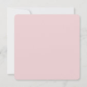 ピンクサッシバプテスマの招待 招待状 (裏面)