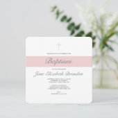 ピンクサッシバプテスマ 招待状 (スタンド正面)