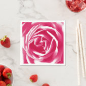 ピンクサテンバラプリント スタンダードカクテルナプキン (インサイチュ)