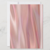 ピンクサテン調 ウェディングバスケットサイン 招待状 (裏面)