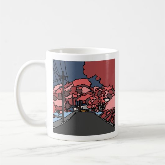 ピンクサバービアマグ コーヒーマグカップ (左)