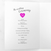 ピンクサファイカスタムアの結婚写真の母音再生 三つ折りプログラム (内部最初)