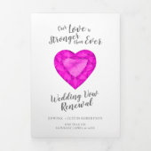 ピンクサファイカスタムアの結婚写真の母音再生 三つ折りプログラム (カバー)